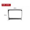 For Honda Civic 8th Gen 2006-2011 Carbon Fiber Interior Console Storage Box Trim