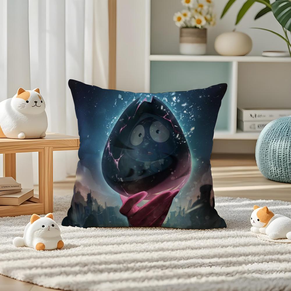 HOT G-Game D-Dofus Pillow Case Silky Elegant Comfort Sofa Bed Invisible Zipper