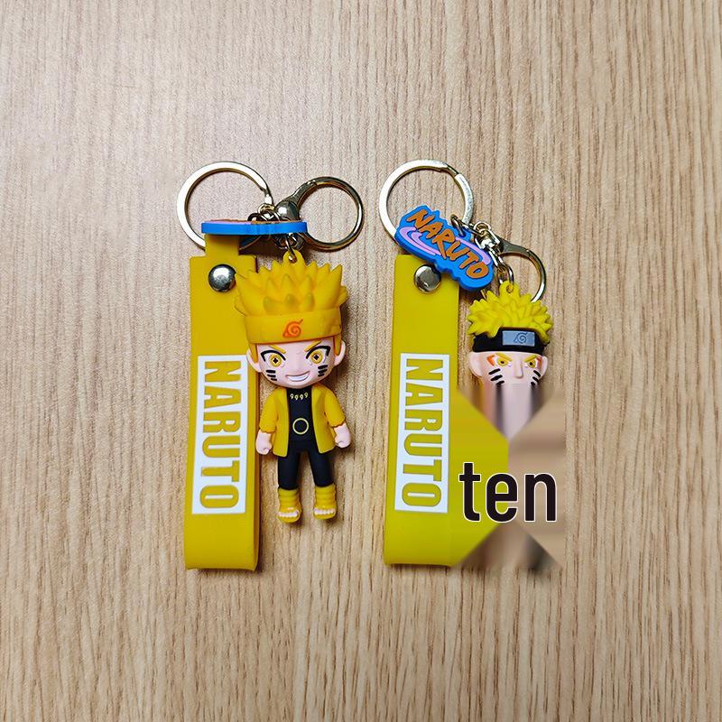 Naruto Character Keychain: Naruto, Hinata, Kakashi, Sasuke, Jiraiya Pendant Doll Keyring