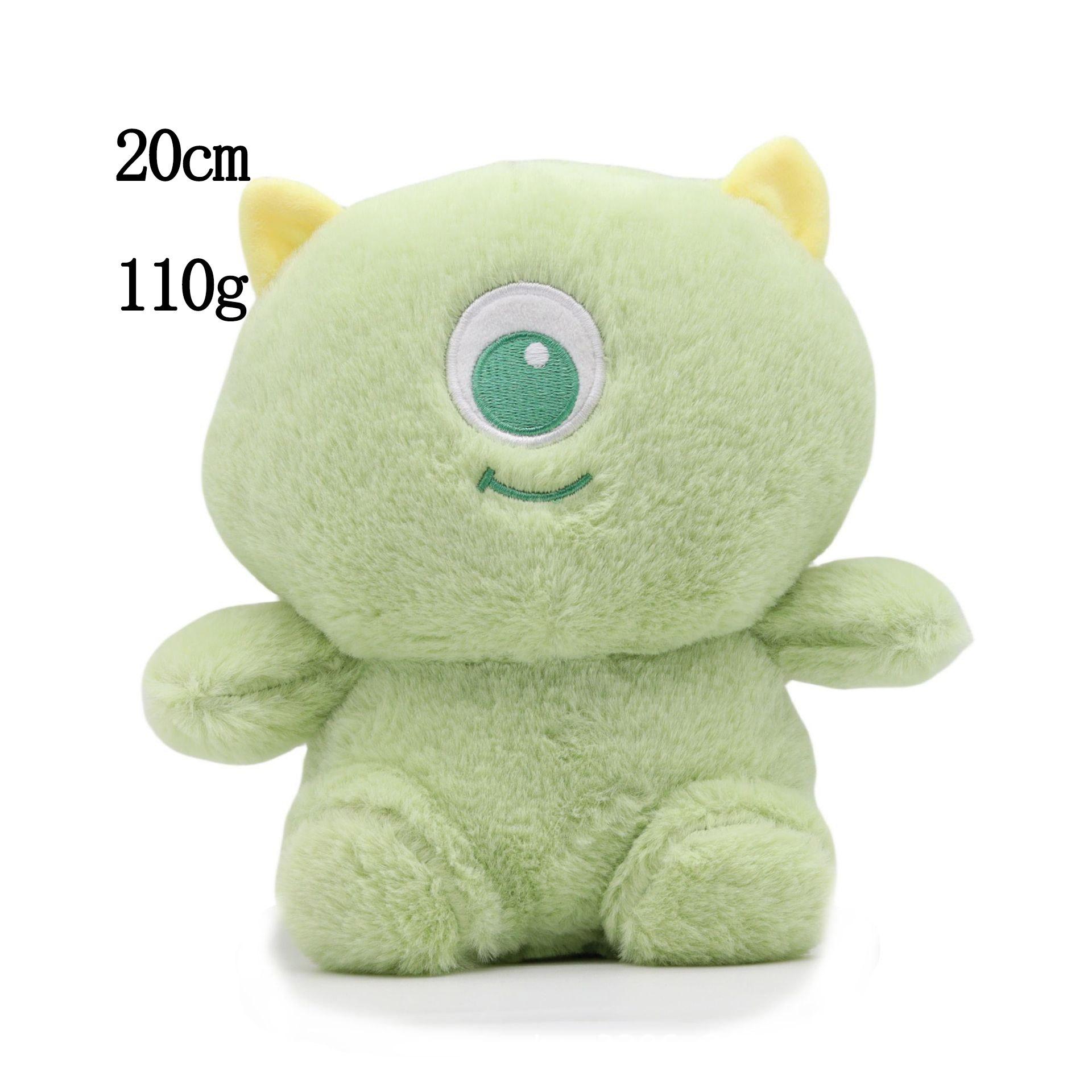 

Doll Blue Hair Monster One-Eyed Monster Plush Toy High Quality Cheap Doll Machine Doll as shown in the picture (ordinary packaging)