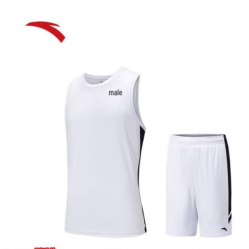 ANTA Men s Breathable Basketball Jersey & Shorts Set S