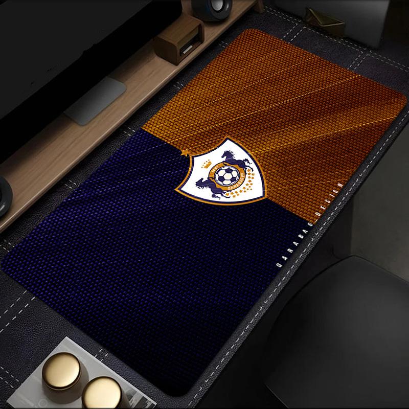 Dynamic Qarabag Crest Design Mouse Pad, Rubber Base, Mouse Pad for Gamers and Office Use, Gaming Desk , Easy To Clean Mat Christmas fan gifts