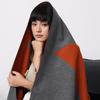 Imitation Cashmere Wool Scarf Women'S Autumn And Winter High-End Plaid Shawl Versatile Simple Fringed Scarf Batch