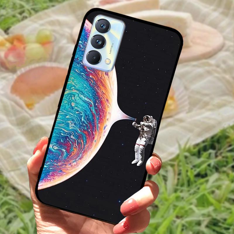 Für Realme GT Master Edition Hülle Marmor bemaltes Cover Weiches Silikon Stoßfeste Handyhülle Für Realme GT Master Hülle Bumper