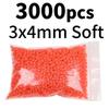 1000/3000PCS Wholesale Red Green Oval Soft Rubber Luminous Fishing Beads Glowing Sink Beads For Fishing Rigs Fishing Lure Tackle