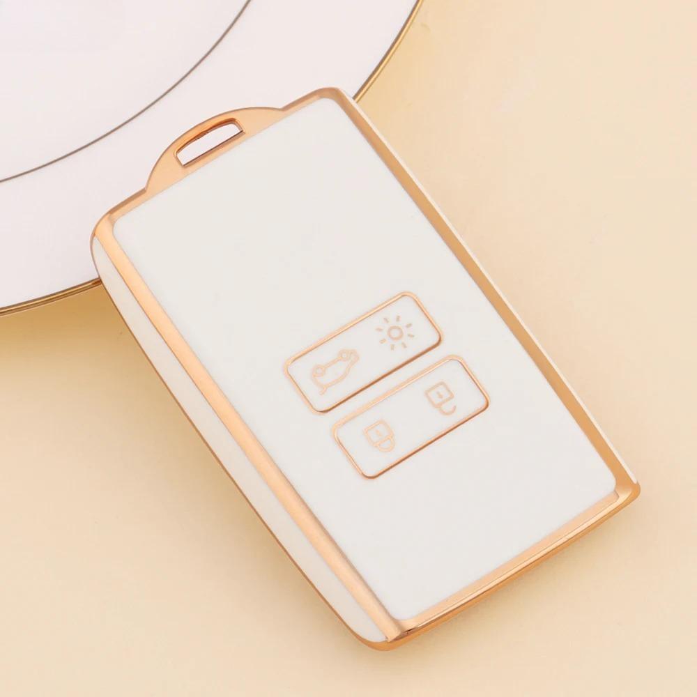 TPU Auto Fernbedienung Schlüsselhülle Cover Fob für Renault Koleos Kadjar Clio Captur Megane Talisman Espace Zoe Scenic 4 Arkana Dacia Sandero