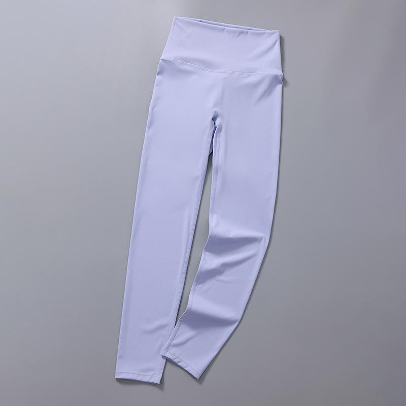 Seamless Solid Casual Slim Fit Yoga Leggings Pants Women High Waist Sports Tight Yoga Pants Women Push Up Running Training Fitness Legging Pants 25579