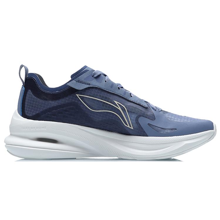 Li Ning Cushioning Support Cushioning Support Low Top Running Shoes Unisex Starry Blue ARHR057-4