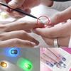 NFC Flash Nail Sticker LED Nail Chip for Smart Luminous Light Nail Sticker Color Gel Nail Polish with Multicolored Chip