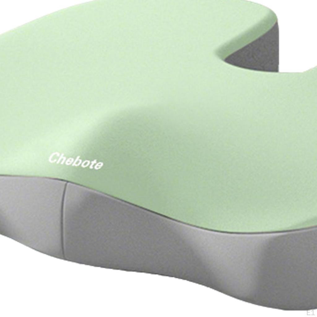 Foam Seat Cushion U Shape Ergonomic Support Breathable Polyester Filling Non-Slip Bottom for Office