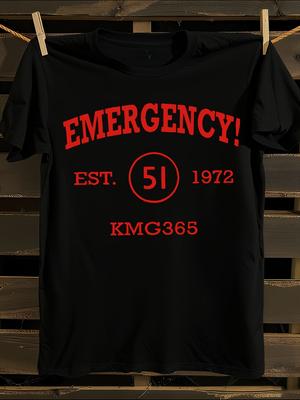 Vintage Tshirt Vintage Firefighter Emergency Tshirt