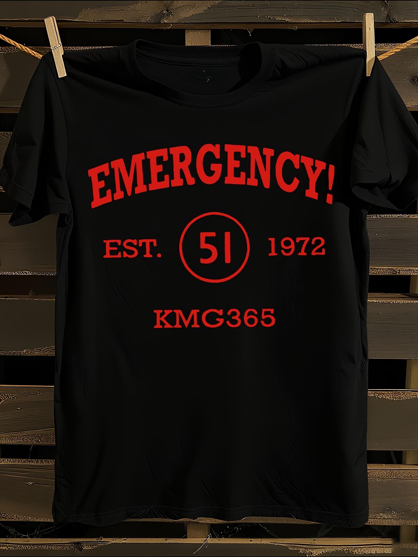 Vintage Tshirt Vintage Firefighter Emergency Tshirt S