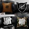 5 Stripes Cool Undefeated-U Pillow Case Anti-dustmite Pillowcase Invisible Zipper Silky Short Plush Sofa Cushion Cover