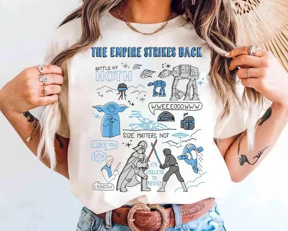 Star Wars Episode V The Empire Strikes TShirt Unisex S