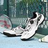 New Black Versatile Casual Shoes Men's and Women's Swivel Button Breathable Mesh Non-Slip Lightweight Badminton Shoes