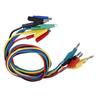 5pcs P1037 High Voltage 1M 4mm Banana Plug to Crocodile Clip Cable Test Leads For Multimeter