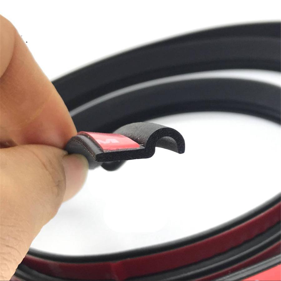 Universal 2pcs Car Styling A Pillar Seal Strip Sticker Soundproofing Waterproof Sealing Sticker Exterior Automobiles Accessories