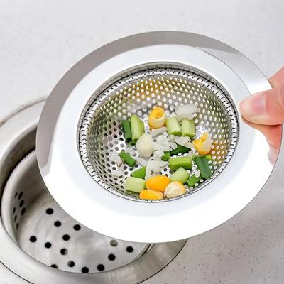 Edelstahl Anti-Verstopfungs-Küchenspülenablaufsieb, Langlebiges Spülenbodenablaufsieb, Magischer Anti-Verstopfungs-Spülenabflussfilter