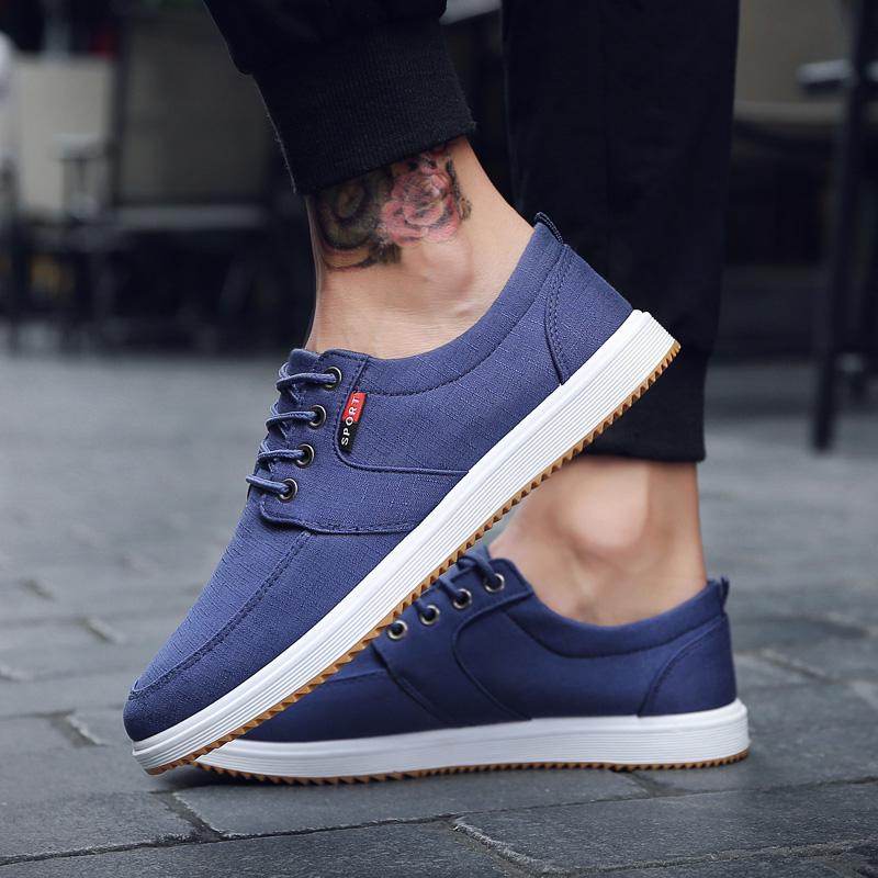 Summer Men's Casual Canvas Shoes Non-slip Wear-resistant Men's Loafers
