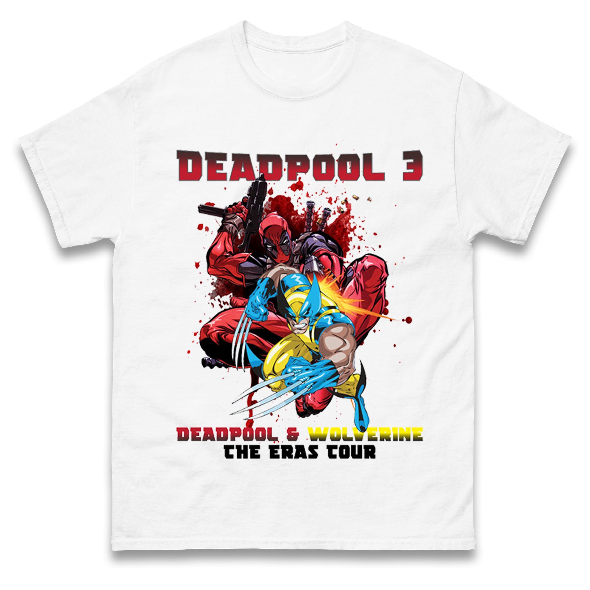 

Deadpool and Wolverine The eras Tour Mens T Shirt Womens Tops Tees 2XL