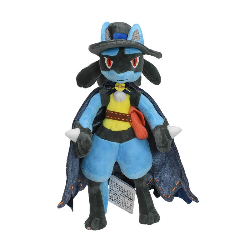Pokemon Plush Lucario Greninja Charizard Incineroar Zeraora Cinderace Torterra Kyogre Cubone Stuffed Toys for Kids Gift