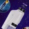 60x-120x LED Lighted Pocket Microscope Science Toys STEM Educational Microscope Kit for Kids Learning Education
