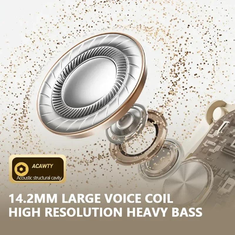 Lenovo TA320 OWS Bluetooth 5.4 Drahtlose Kopfhörer TWS In-Ear 400mAh Akku Überwältigender Surround-Sound Ergonomisch Designte Kopfhörer