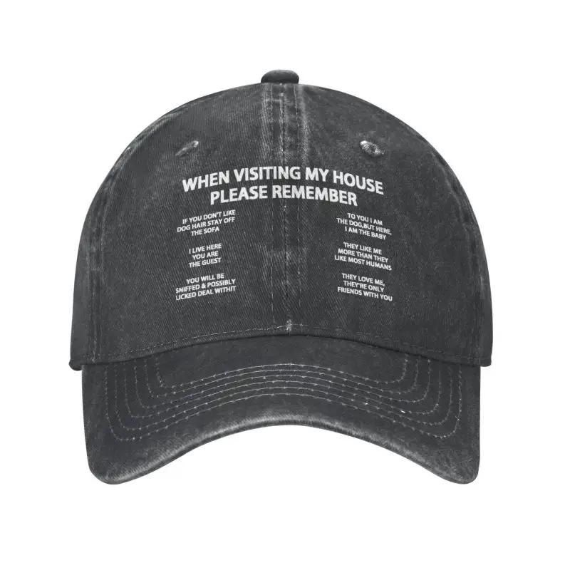 Individuelle Baumwoll Golden Retriever Hund Baseballkappe Herren Damen Verstellbar Papa Hut Streetwear