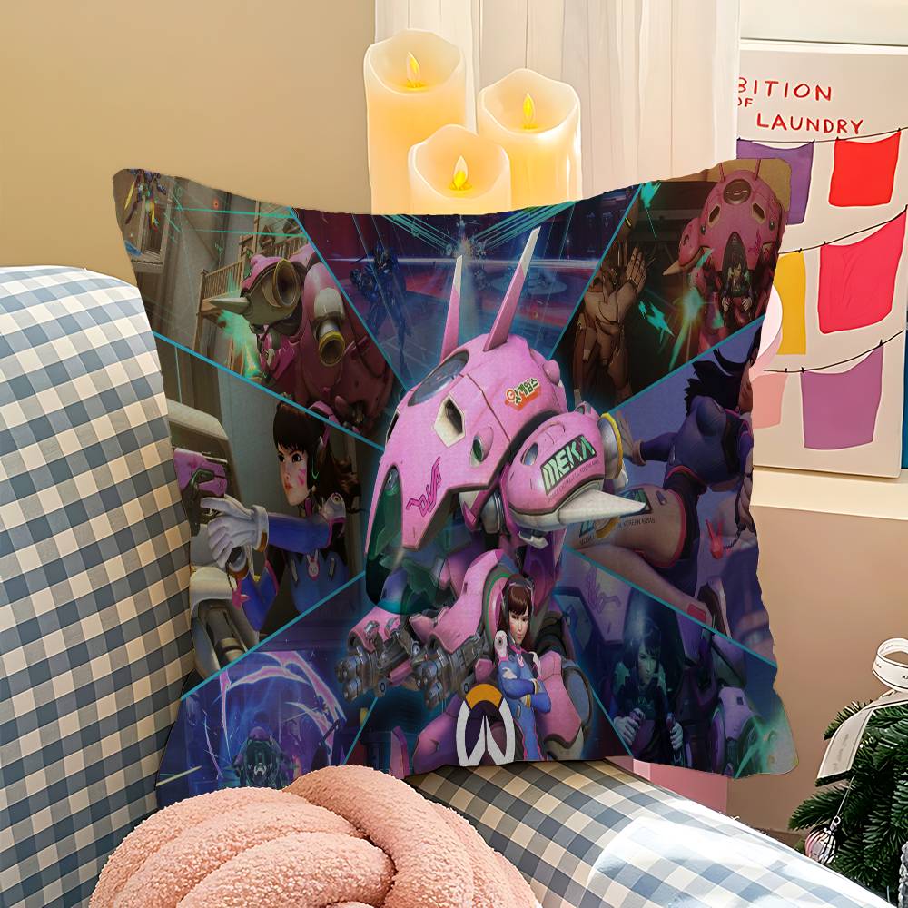 Game D-DVAS Pillow Cushion Cover Pillowcase Living Room Sofa Home Decor Customized
