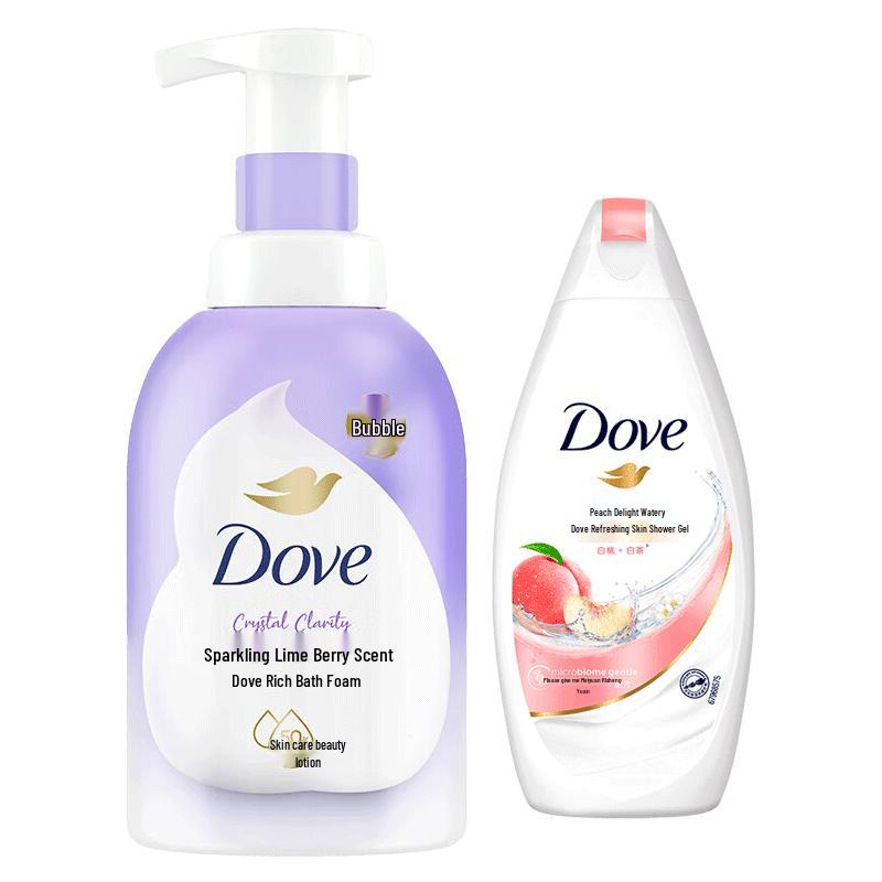 Dove Lime Berry Scented Shower Foam & Body Wash Set