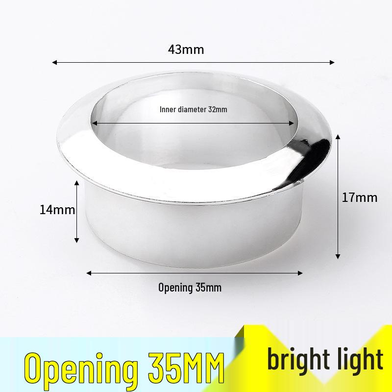 ABS Plastic Round Desktop Cable Grommet Cover, Wire Management Ring