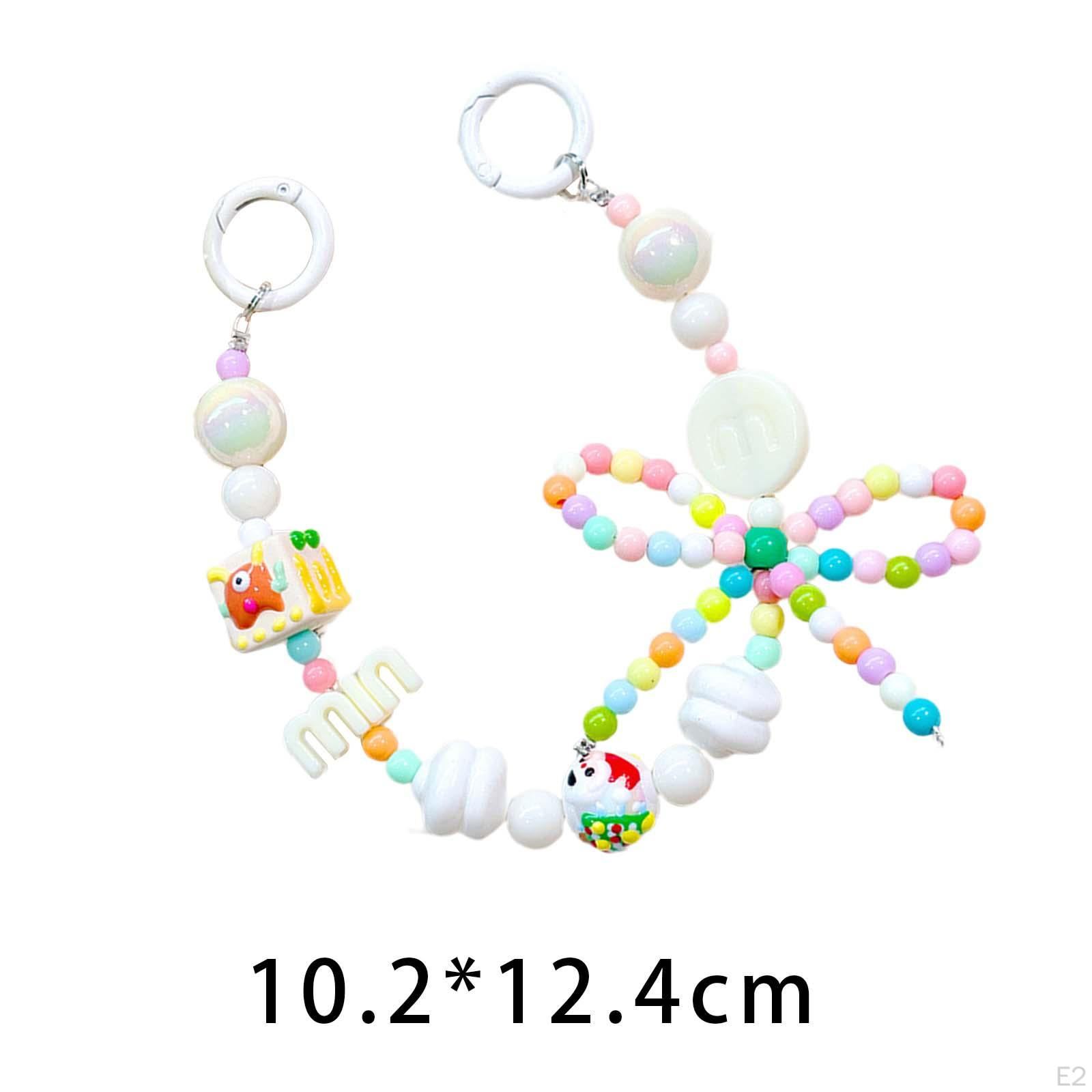 Подвеска на сумку-брелок с бусинами на день рождения — фото 3