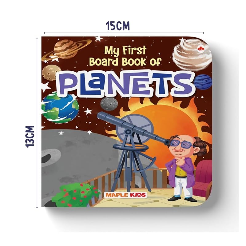 Solar System Board Book for Kids Planets Illustrated Board Book for Children Solar System for Toddlers & Preschoolers Board Book for Kids abou