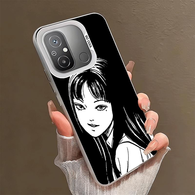 Japanese Horror Anime Soft Phone Case for Xiaomi Redmi 15C 15 14C 13C 12C Poco X5 X6 X7 Pro X3 F8 F7 Ultra M8 13 12 Cover Back S