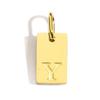 Gold-Plated Alphabet Pendant Accessories – 26 English Letters Stainless Steel for DIY Jewelry