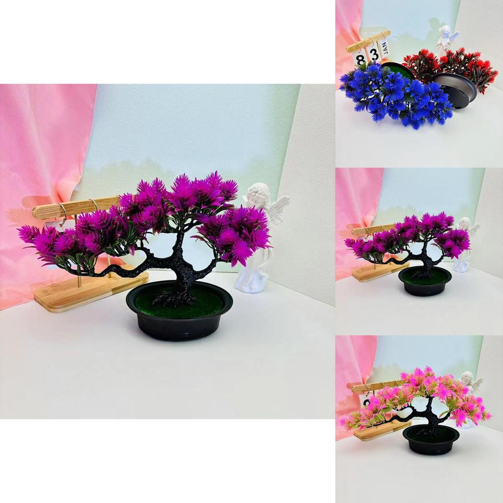 The Pine Greeting Guests Plastic Greenery For Garden Decor And Tabletop Display