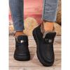 Snow Boots, Cotton Shoes, Winter New Style, Soft Sole with Thick Velvet, Warm and Fashionable, Versatile Cotton Boots