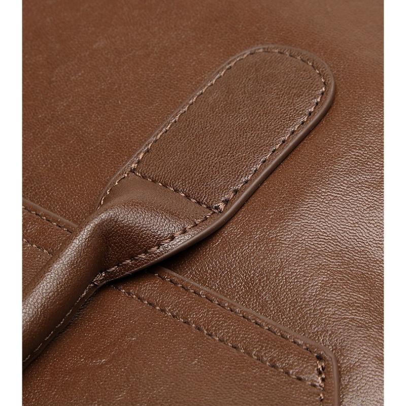 Top da Donna Borsa Sottobraccio in Vera Pelle Borse a Mano di Lusso da Donna in Vera Pelle Borse Tote da Pendolarismo ad Alta Capacità