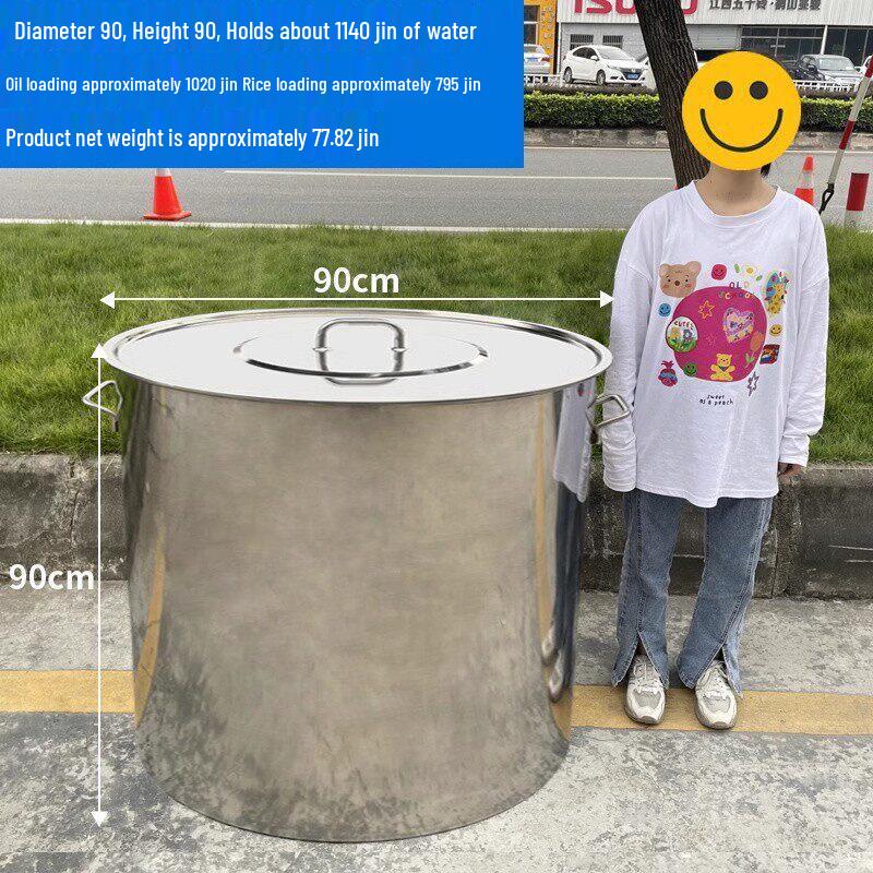 JPHZNB Extra Thick Stainless Steel Round Pot