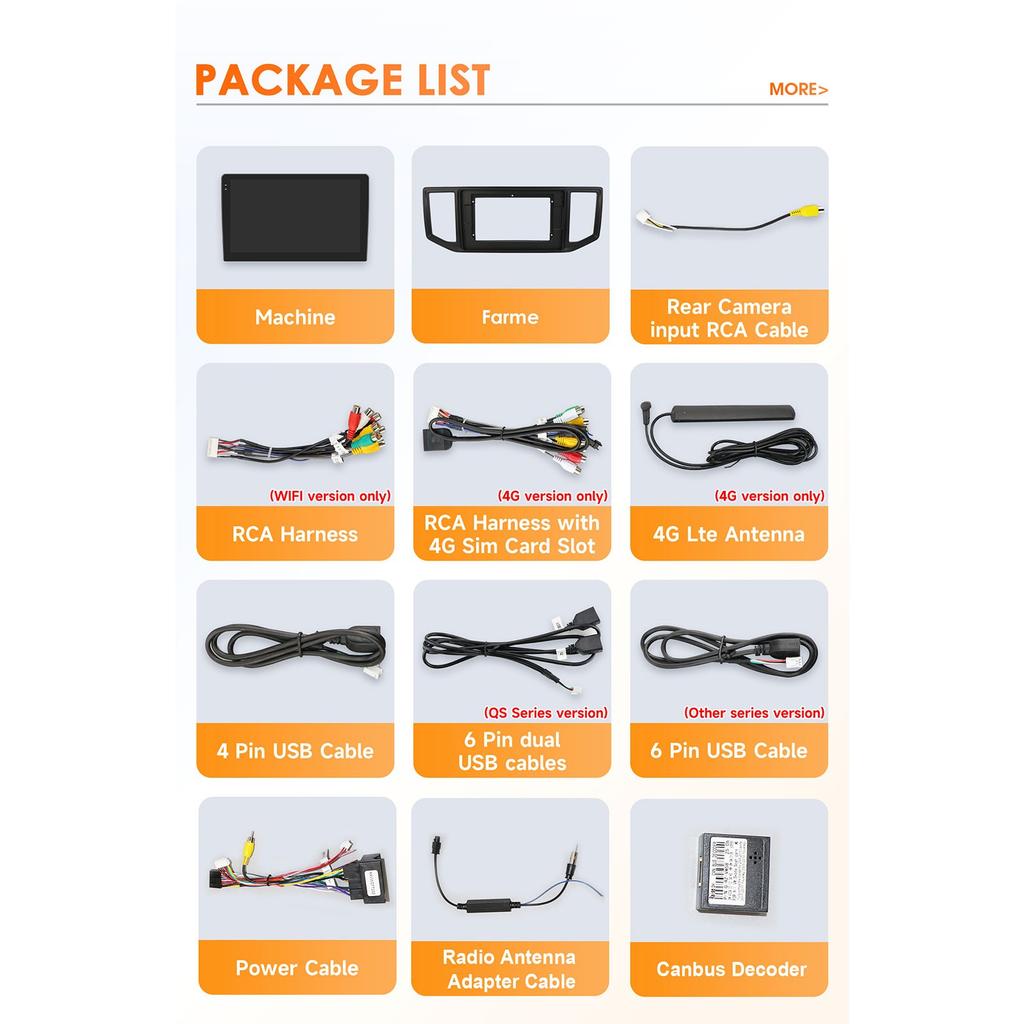 OSSURET Snapdragon 6115 Android Car Radio Player Intelligent Screen for VW Volkswagen Crafter 2017-2021 Carplay Auto 2DIN Car Multimedia Autoradio