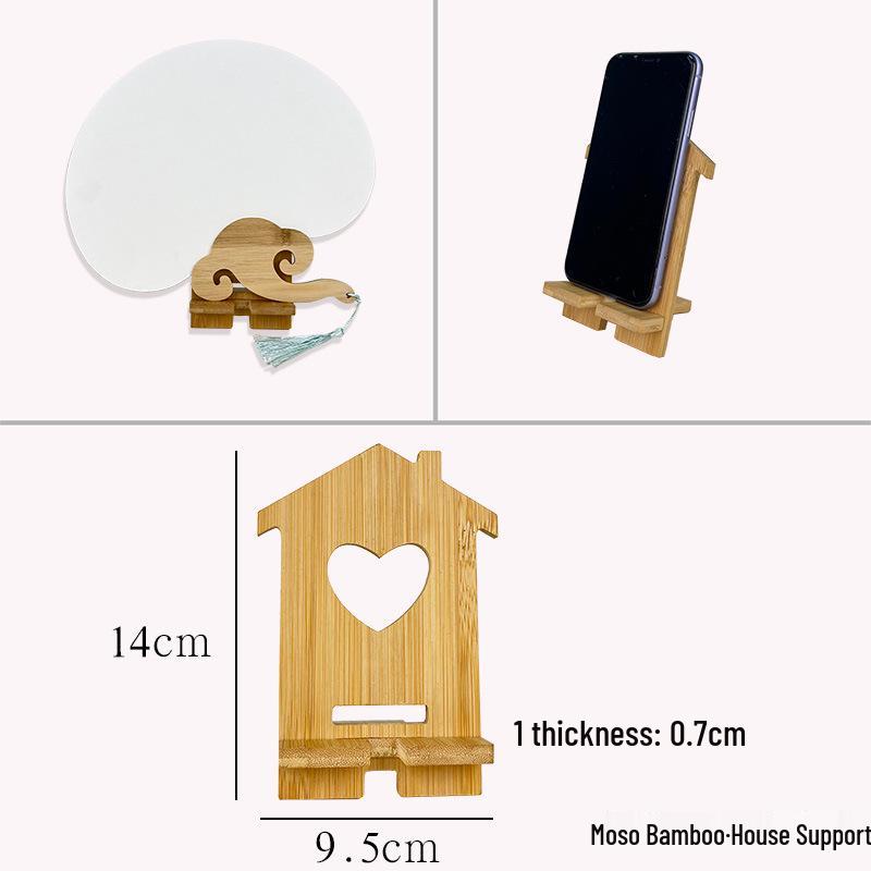 Chinese Bamboo Wood Fan Stand: Ancient-Style Round Fan Holder for Bridal or Palace Fans