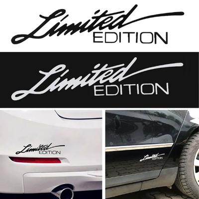 Autoaufkleber Englischer Aufkleber LIMITED EDITION Mode Auto Karosserie Glas Dekoration Reflektierender Laser Aufkleber Reflektierende Autoaufkleber
