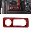 Scheinwerferschalter Knopf ABDECKUNG Zierleiste Für Chevy Avalanche SIERRA 2007-13 Rotes Karbon