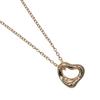 TIFFANY&Co. Collier cœur ouvert 0,3" modèle K18 Or Rose 1,6g Femme Occasion