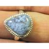 Natural Dendrite Opal 925 Sterling Silver Pear Handmade Ring Gift US-8.5 MK-50