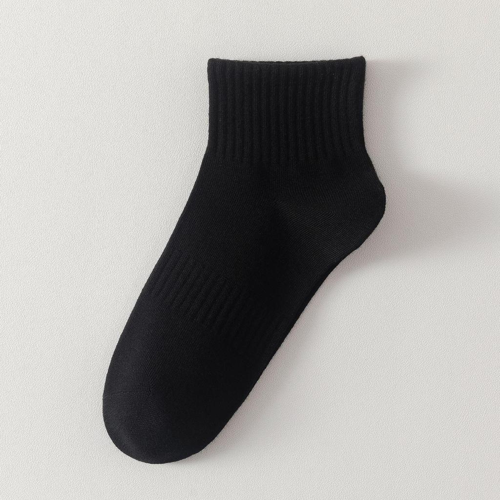 Men's and Women's Thick Cotton Sweat-Absorbing Deodorant Sports Socks for Autumn and Winter