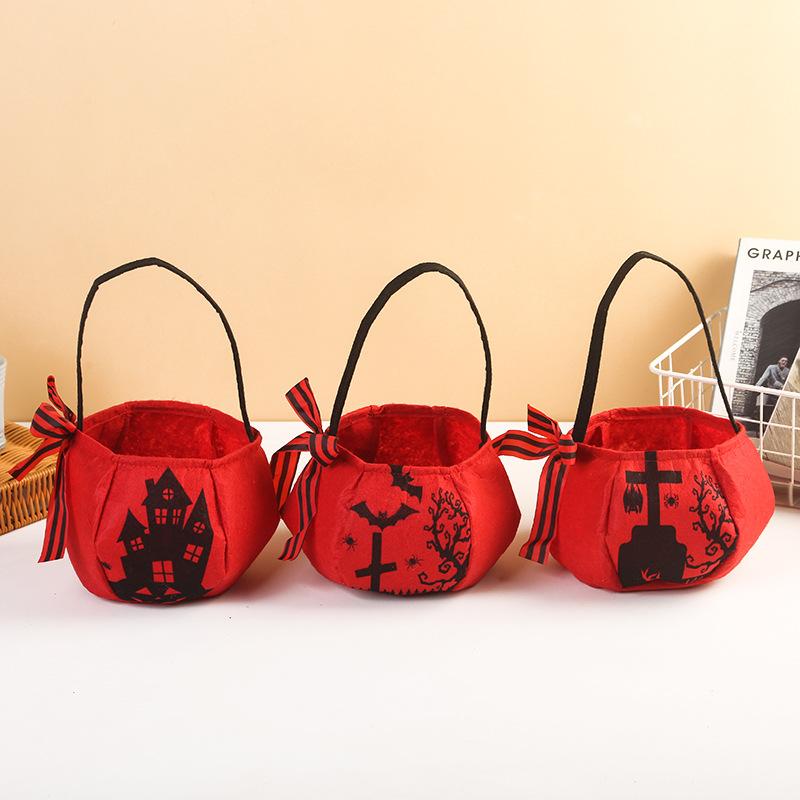 New Bow Tie, Halloween, Candy Bag, Tote Bag, 3D, Pumpkin Bag, Children's Gift, Halloween Decoration