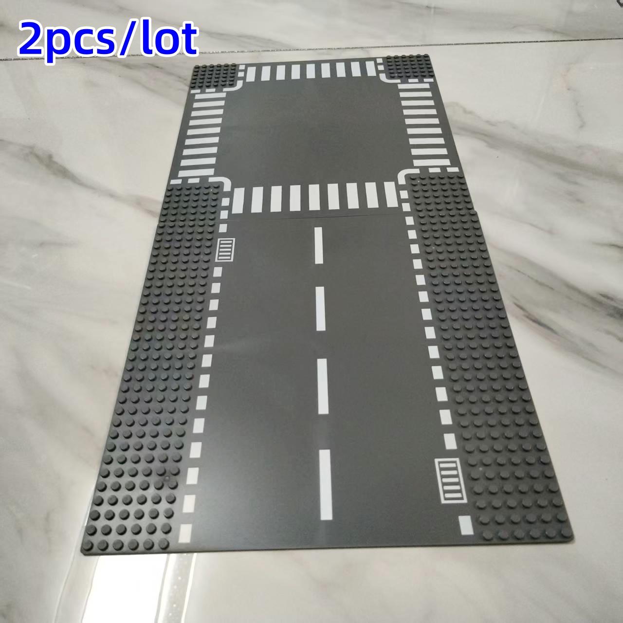 

Детские игрушки строительные блоки Базовая пластина Город Улица Сцена Перекресток D-образный перекресток Прямой поворот Совместимо с