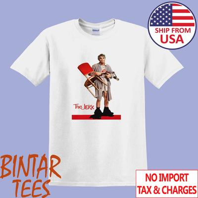 The Jerk Steeve Martin Movie Men's White Size S To 5XL