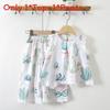 Summer Girl Lingerie Set With Lace Trim Cotton Silk For Toddler Girls